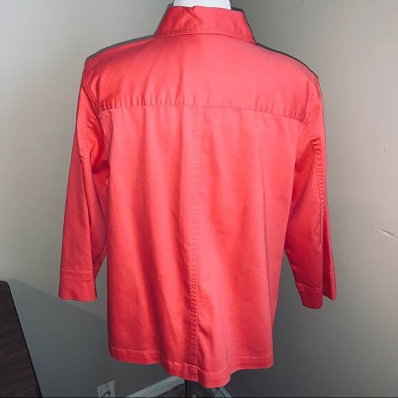 Light weight cotton/polyester embroidered jacket - Picture 5 of 8